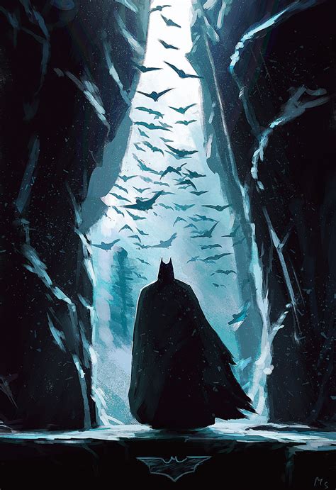 ArtStation - Bat cave, Mathieu Seveno Comic Art Batman, Batman Et ...