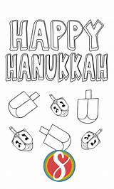 25 Free Hanukkah Coloring Pages — Stevie Doodles sketch template