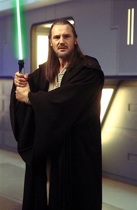 The Phantom Menace - Liam Neeson [Qui-Gon Jinn] | Liam neeson, Star wars episodes, Star wars film