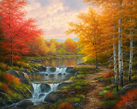 26 best THOMAS KINKADE: AUTUMN SCENES images on Pinterest | Kinkade ...