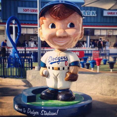 Life size bobblehead at Dodgers Stadium | Dodger stadium, Dodgers ...