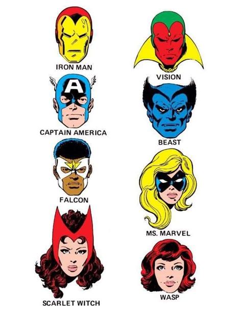 Pin on Les super héros | Marvel comics vintage, Avengers cartoon ...