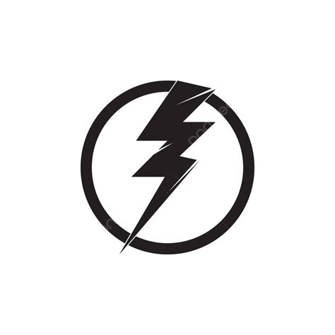 Lightning Thunder Bolt Electricity Logo Design Template Set Electrical Simple Vector, Set ...