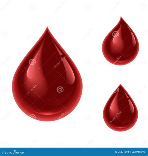 Blood drop stock vector. Illustration of shape, care - 75871598