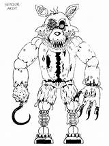 Nightmare Nights At Five Freddy Coloring Pages sketch template
