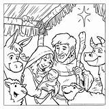 Baby Jesus In A Manger Coloring Pages At GetColoringscom  Free sketch template