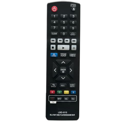 New LBD-910 Replaced Remote Control fit for LG Blu-Ray Player BP135 ...