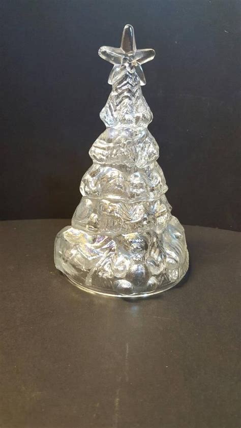 Iridescent Glass Hollow Christmas Tree Tabletop Centerpiece | Etsy in 2020 | Iridescent glass ...