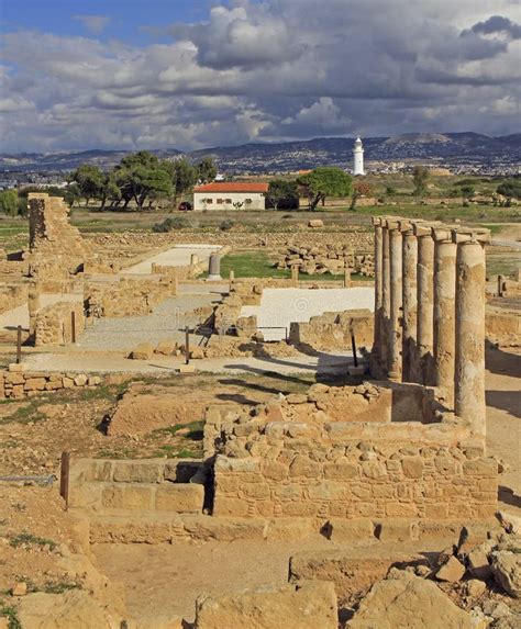 Paphos Archaeological Park in Cyprus Stock Photo - Image of cyprus, museum: 109182306