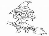 Witch Hat Coloring Page Printable  Free Pages sketch template