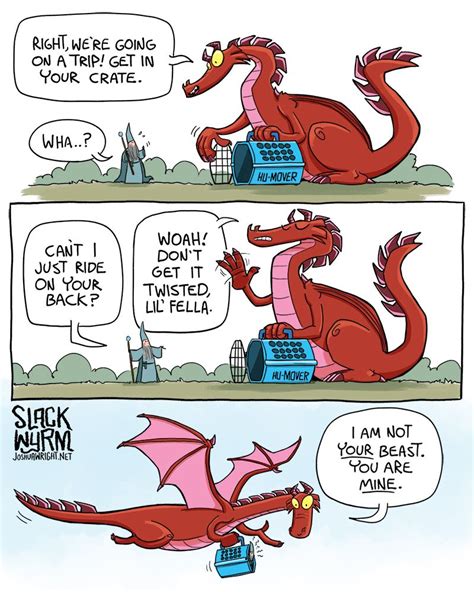 joshuawright.net | Home | Dragon comic, Funny comic strips, Funny dragon
