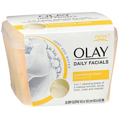 Olay Daily Facials Nourishing Clean Cleansing Cloths 33 ct Tub - Walmart.com - Walmart.com