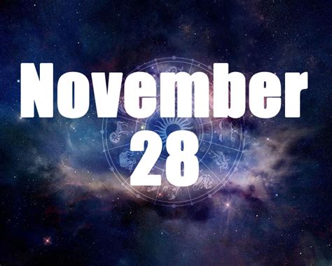 November 28 Birthday horoscope - zodiac sign for November 28th