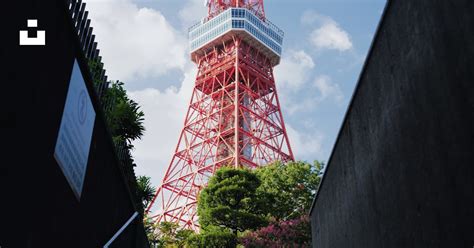 A view of the eiffel tower from the bottom of a flight of stairs photo ...