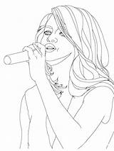 Singer coloring Pages sketch template