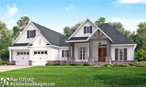 One story modern farmhouse floor plans