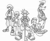 Free Coloring Pages Of Riku  RubinLi sketch template