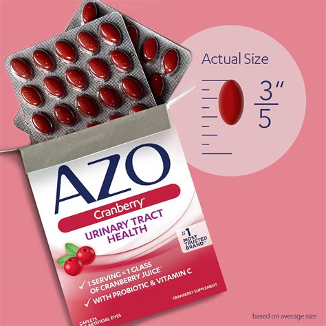 AZO Cranberry Urinary Tract Health Dietary Supplement, Sugar Free, 50 Count in Nepal at NPR 1907 ...