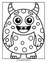 Monster Coloring Pages 10 Free Printable PDFs sketch template