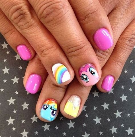 Adorable Cute Nail Art for Girl Kids that You Must Try | Little girl nails, Girls nail designs ...
