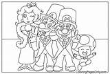 Super Mario Bros Movie Coloring Pages  Free Printable PDF & Online sketch template