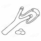 Abeka  Clip Art Slingshot And Stones sketch template