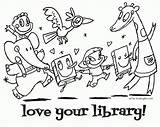National Library Week Coloring Pages  Coloring Home sketch template