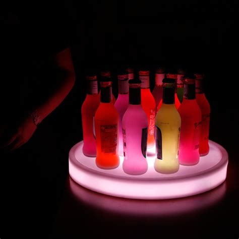 Led light bar wine set colorful remote control wine tray lamp beer cocktail red wine square ...