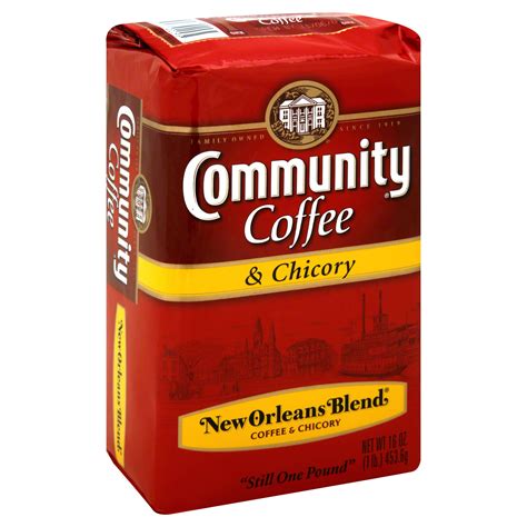 Community Coffee Coffee & Chicory, New Orleans Blend, 16 oz (1 lb) 453.6 g - Food & Grocery ...