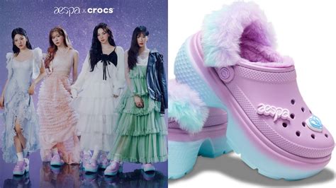 Aespa and Crocs Debut New Stomp Lined Clog Collaboration