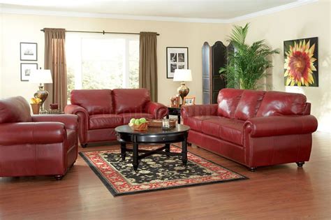 Love the red with the traditional rug! | Red sofa living room, Leather ...