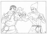 Akuma Street Fighter Coloring Pages Coloring sketch template