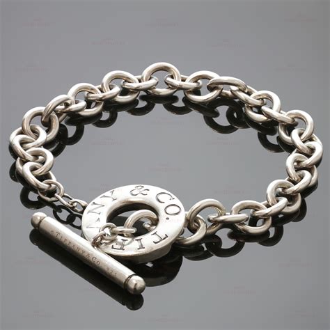 TIFFANY & CO. Sterling Silver Toggle Clasp Bracelet