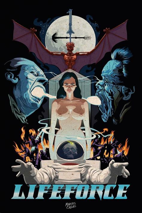 Lifeforce (1985) by Marcos Caldas | Classic horror movies monsters, Classic horror movies ...