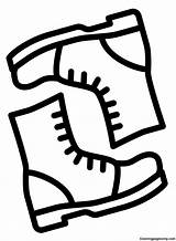 50 Boots Coloring Pages  ColoringPagesOnlycom sketch template