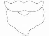 7 Best Images Of Printable Santa Claus Beard  sketch template