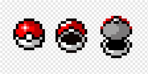 Pokeball Pixel Grid