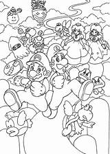 Super Mario Printable Coloring Pages sketch template