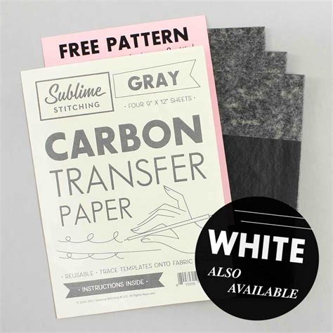 Carbon Transfer Paper for Hand Embroidery Patterns – Sublime Stitching