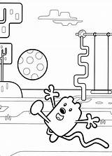 Coloring Pages Of Wow Wubbzy sketch template