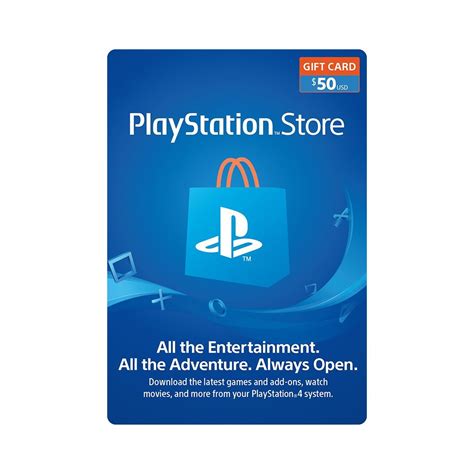 Game One - PSN 50 USD PlayStation Store Gift Card [Digital Code] - Game ...