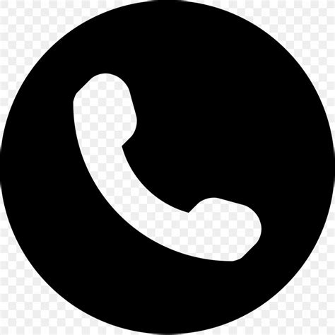 Telephone Symbol Handset IPhone, PNG, 1708x1712px, Telephone, Black, Black And White, Crescent ...