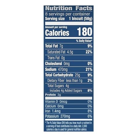 Maple street biscuit company nutrition facts - minekeen