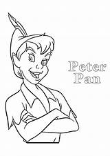Peter Pan Printable Coloring Page sketch template