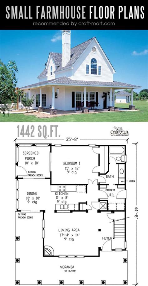 Small farmhouse plans for building a home of your dreams - Page 4 of 4 - Craft-Mart