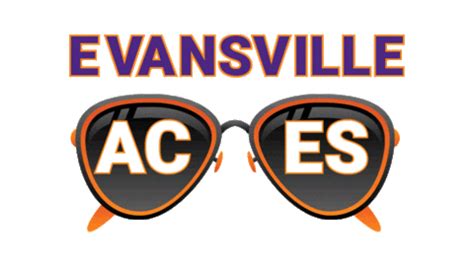 Purple Aces Iu Sticker by University of Evansville