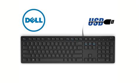 Dell Wired Keyboard – Hub Computers