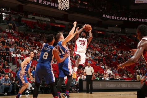 Miami Heat vs. Philadelphia 76ers Preseason Game Recap: Heat Fall to 76ers in Preseason Finale