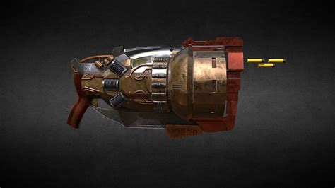 Steampunk Nerf Gun - Download Free 3D model by Nordban [8362e82] - Sketchfab