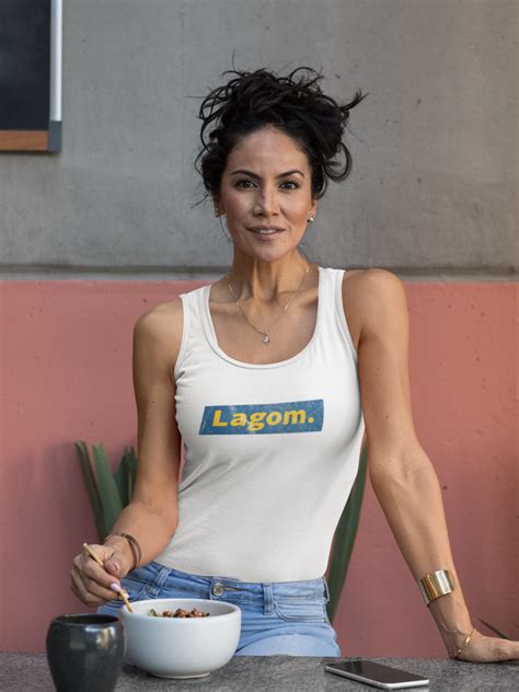 Lagom. Tank Top | Swedish Prints